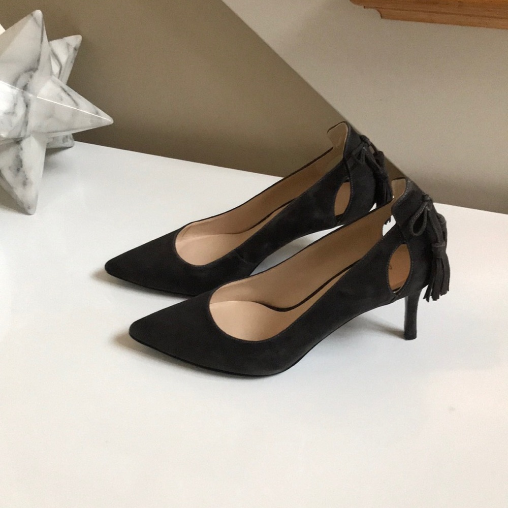 Nine West Leather Suede Heels